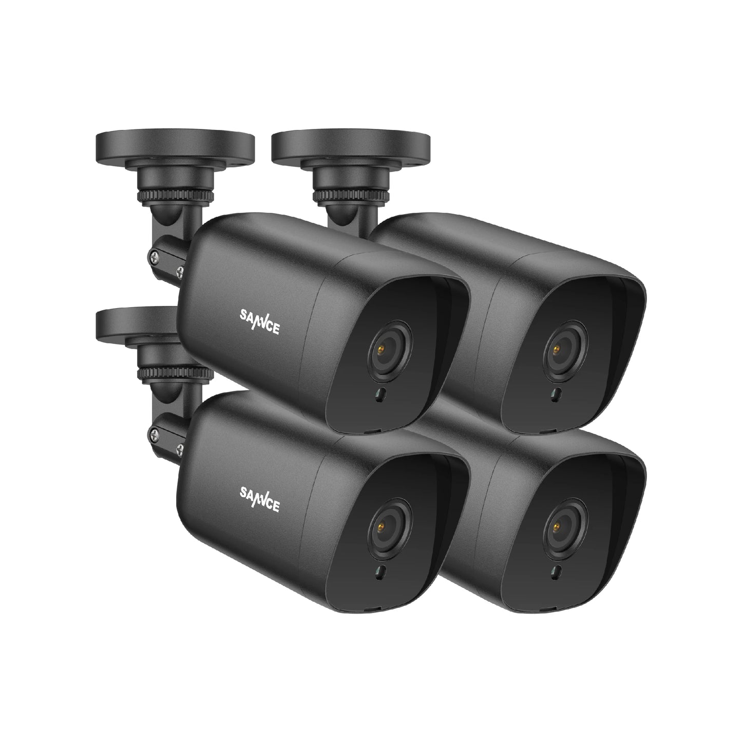SANNCE 2/4PCS 2.0MP 1080P TVI Security Cameras Indoor Outdoor IR Night Vision CCTV Surveillance Security Camera With BNC Cable