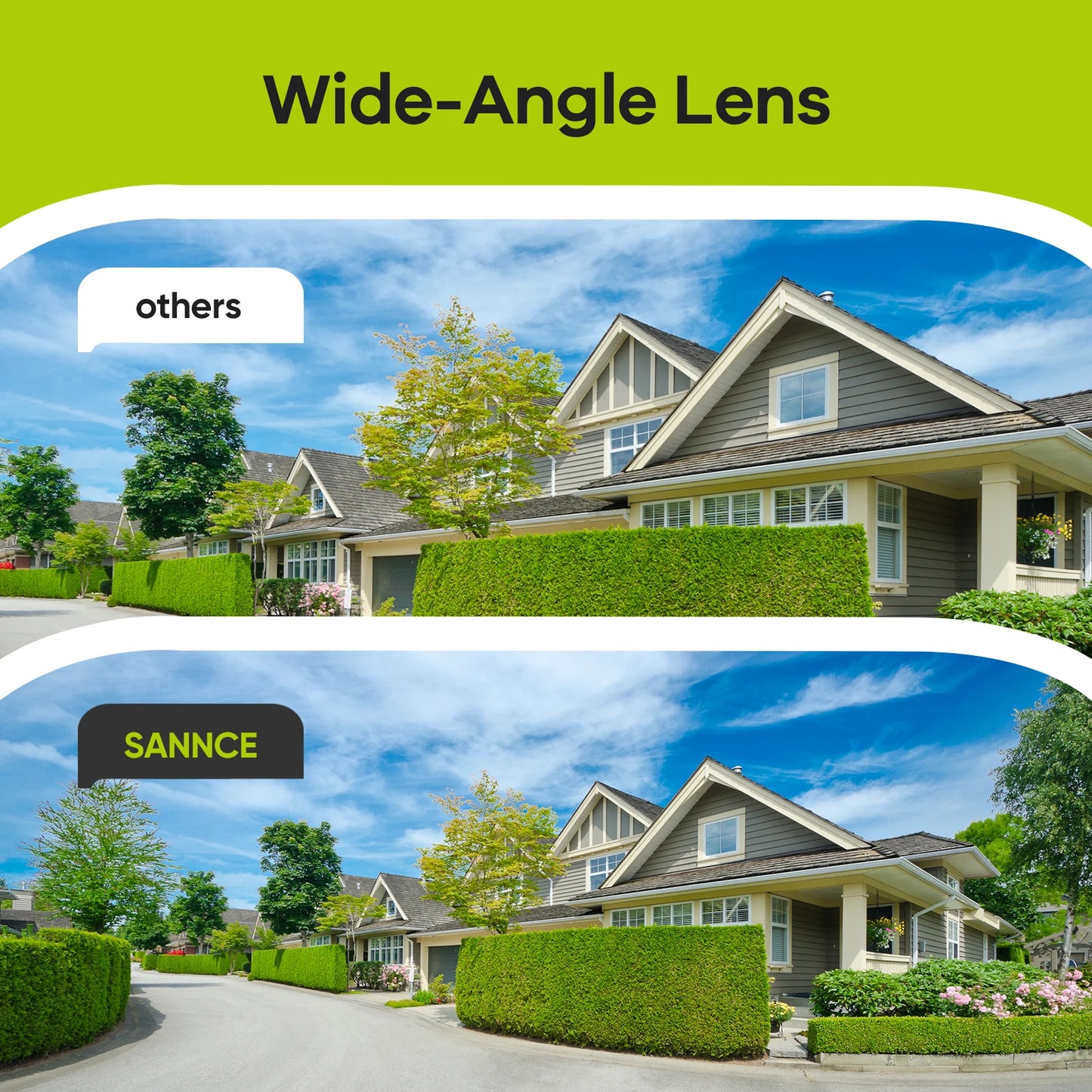 SANNCE 2/4PCS 2.0MP 1080P TVI Security Cameras Indoor Outdoor IR Night Vision CCTV Surveillance Security Camera With BNC Cable